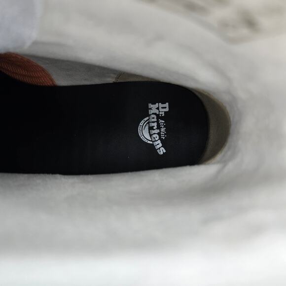 Dr Martens Jetta Boots Women's 8 White Leather Front Zip Platform Ankle - Picture 9 of 12